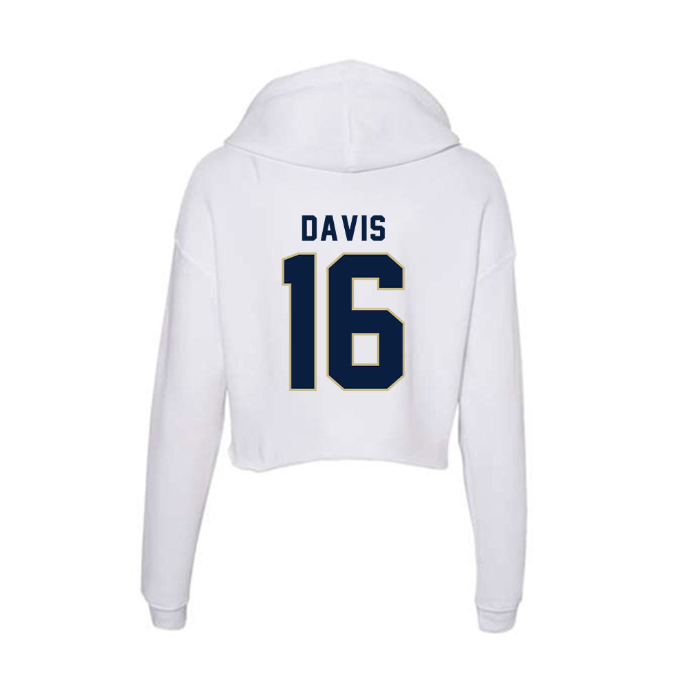 Akron - NCAA Football : Paul Davis - Women's Crop Fleece Hoodie-1