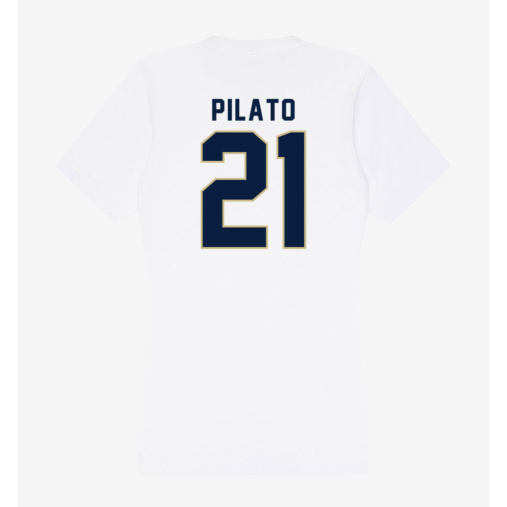 Akron - NCAA Women's Soccer : Olivia Pilato - Women's V-Neck T-Shirt-1