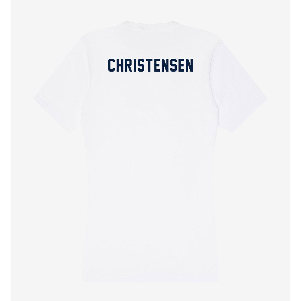 Akron - NCAA Women's Track & Field : Brooke Christensen - Women's V-Neck T-Shirt-1