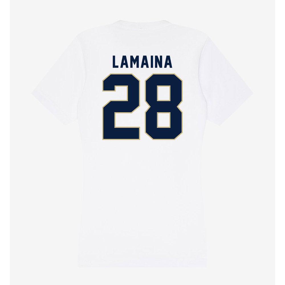 Akron - NCAA Men's Soccer : Logan LaMaina - Women's V-Neck T-Shirt-1