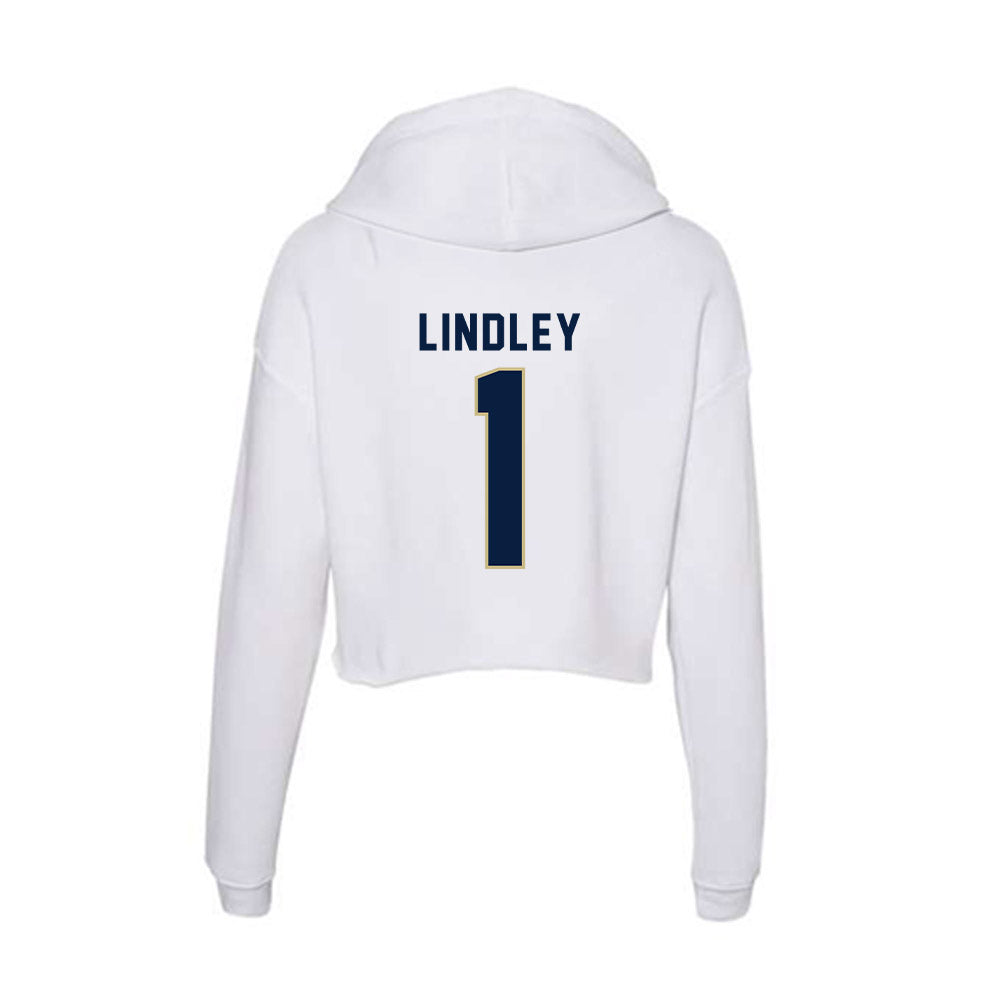 Akron - NCAA Softball : Jaleigh Lindley - Women's Crop Fleece Hoodie-1