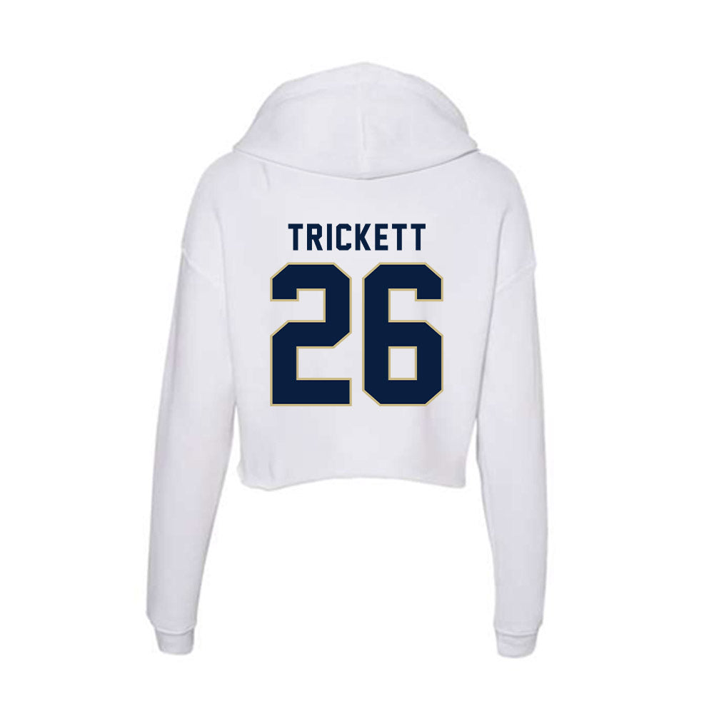 Akron - NCAA Women's Lacrosse : Antonia Trickett - Women's Crop Fleece Hoodie-1