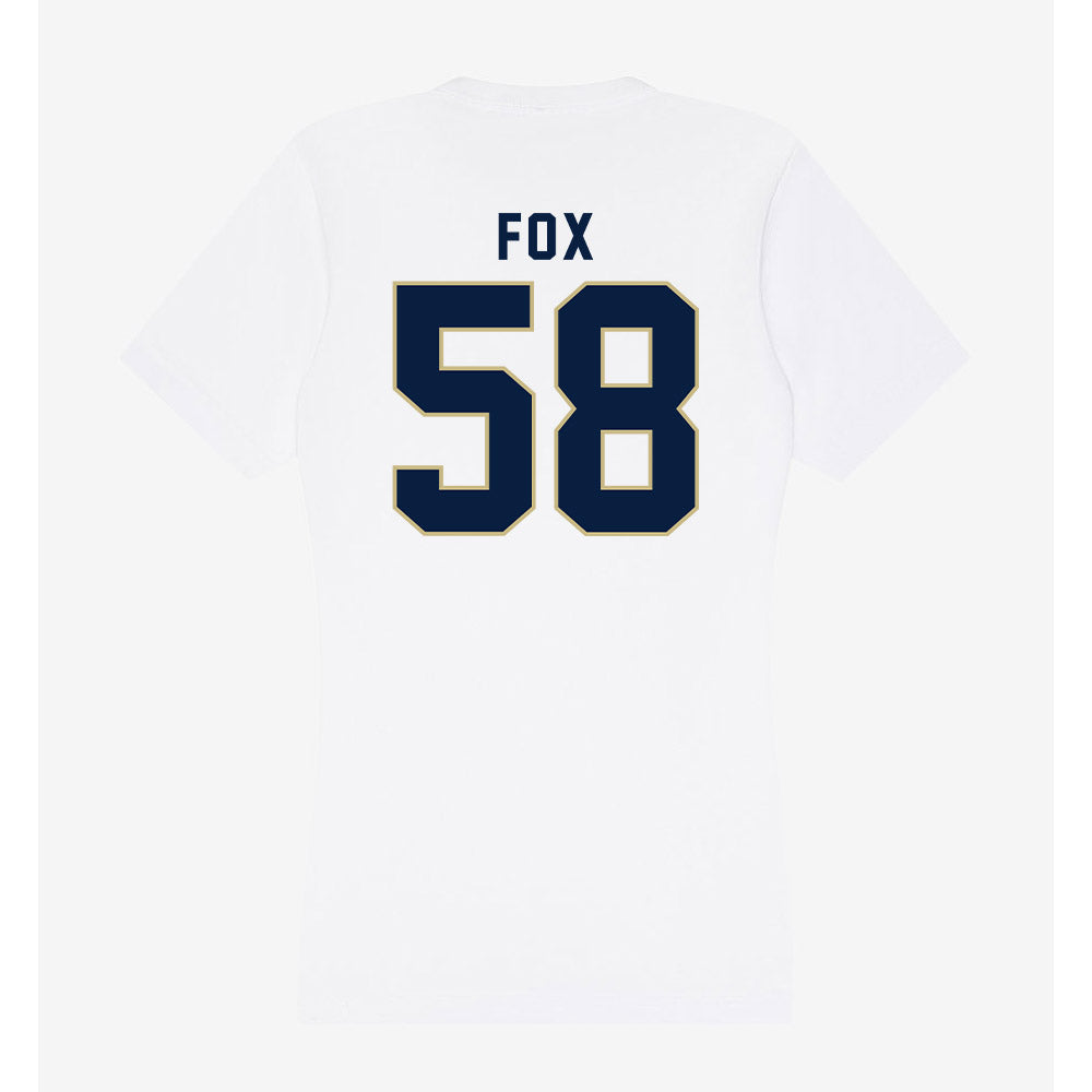 Akron - NCAA Football : Alex Fox - Women's V-Neck T-Shirt-1