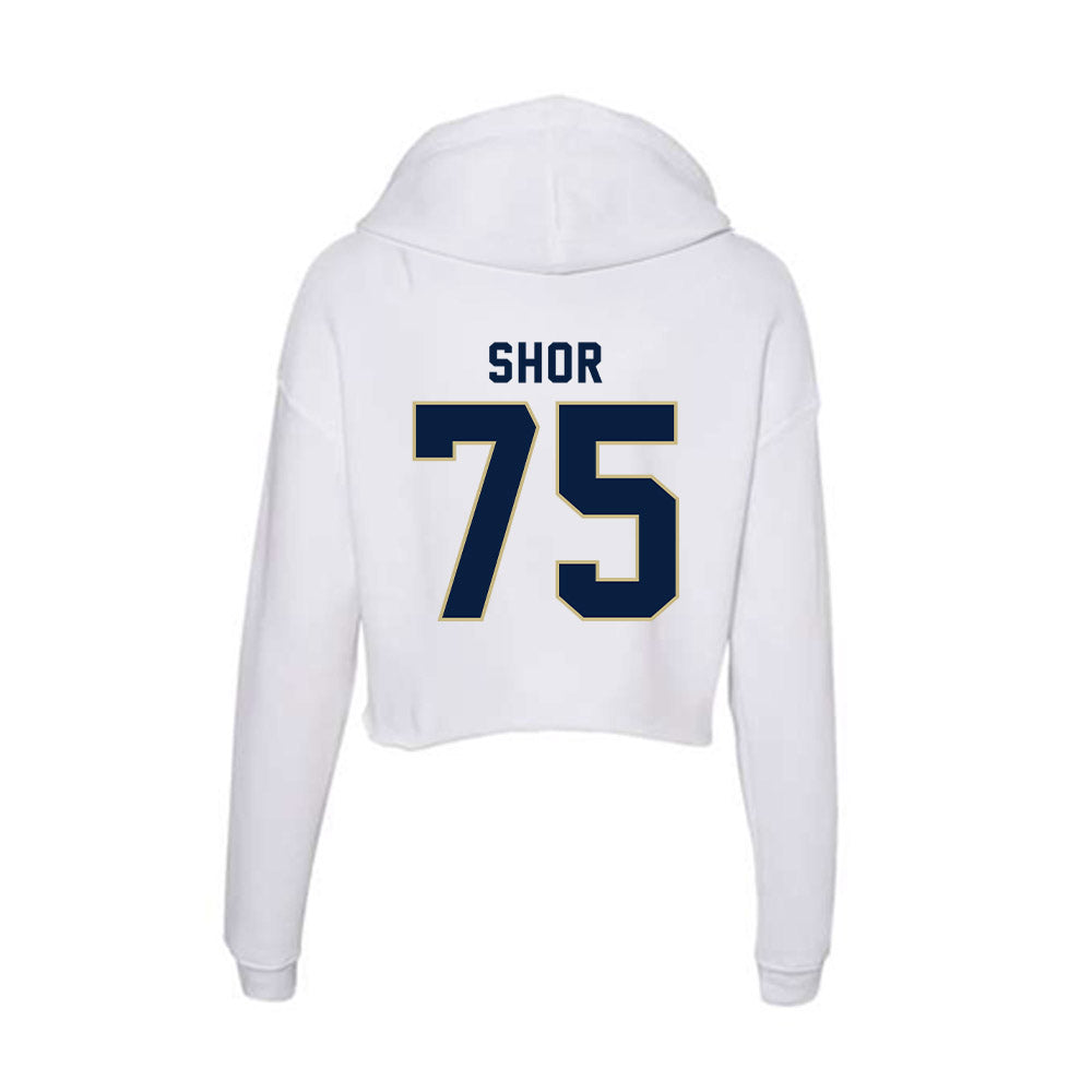 Akron - NCAA Football : Dayne Shor - Women's Crop Fleece Hoodie-1