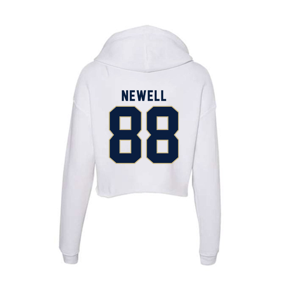 Akron - NCAA Football : Jacob Newell - Women's Crop Fleece Hoodie-1