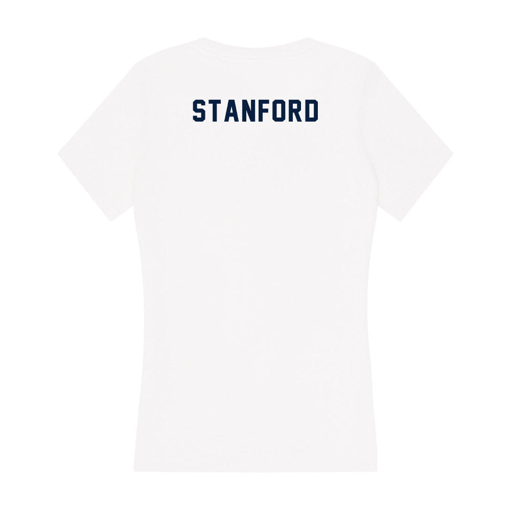 Akron - NCAA Men's Cross Country : Emil Stanford - Women's V-Neck T-Shirt-1