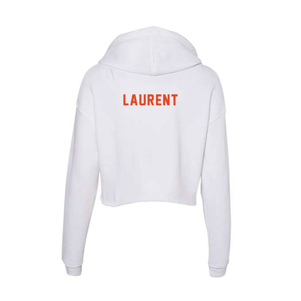 UTSA - NCAA Football : T.J. Laurent - Women's Crop Fleece Hooded Sweatshirt-1