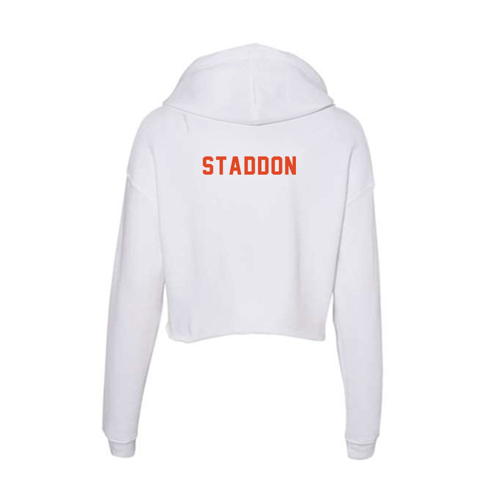 UTSA - NCAA Men's Track & Field : Charlie Staddon - Women's Crop Fleece Hoodie-1