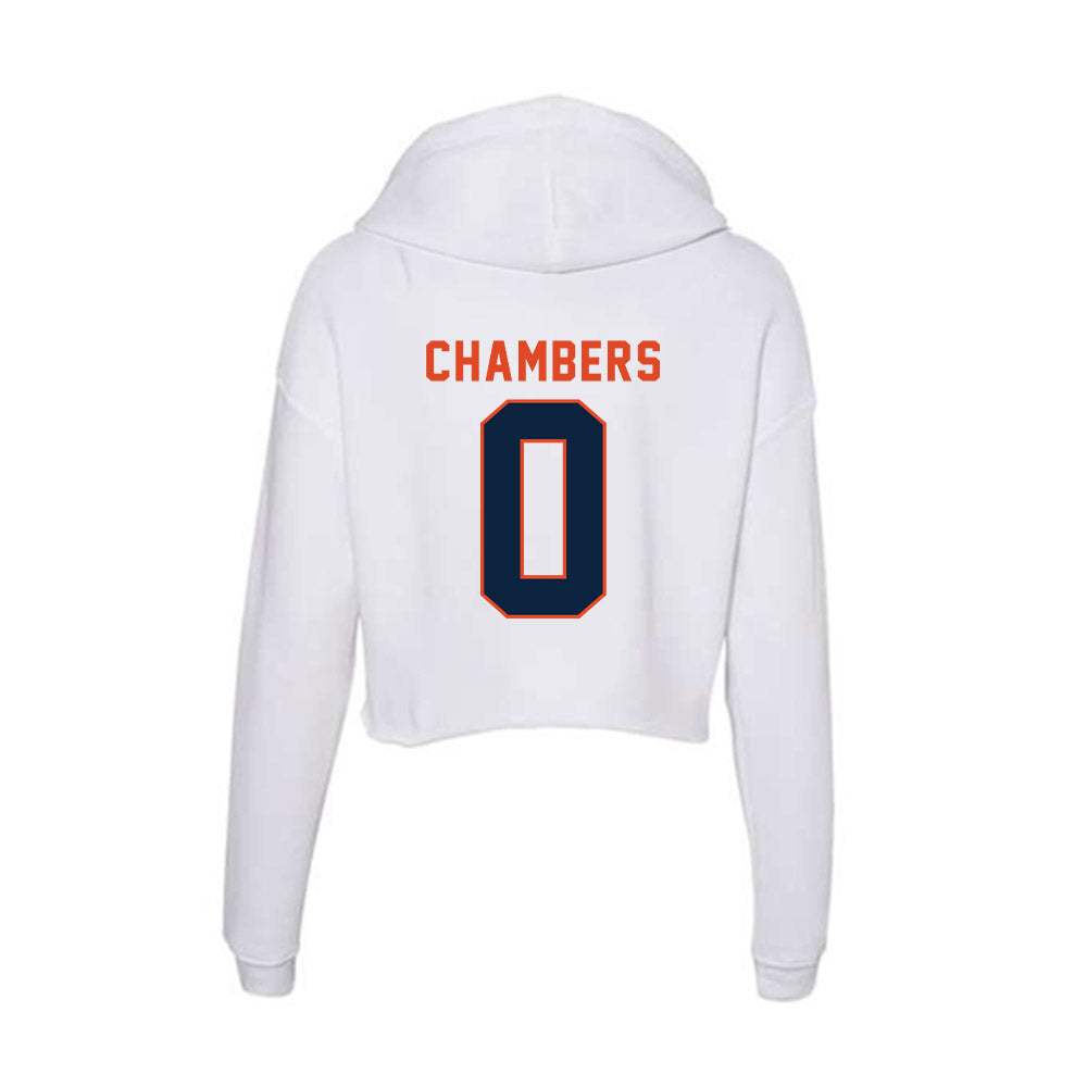 UTSA - NCAA Football : Archie Chambers - Women's Crop Fleece Hoodie-1