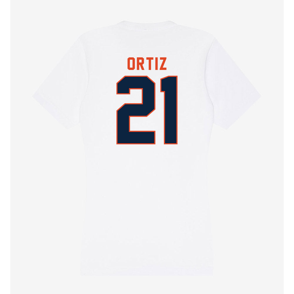UTSA - NCAA Women's Volleyball : Valeria Ortiz - Women's V-Neck T-Shirt-1