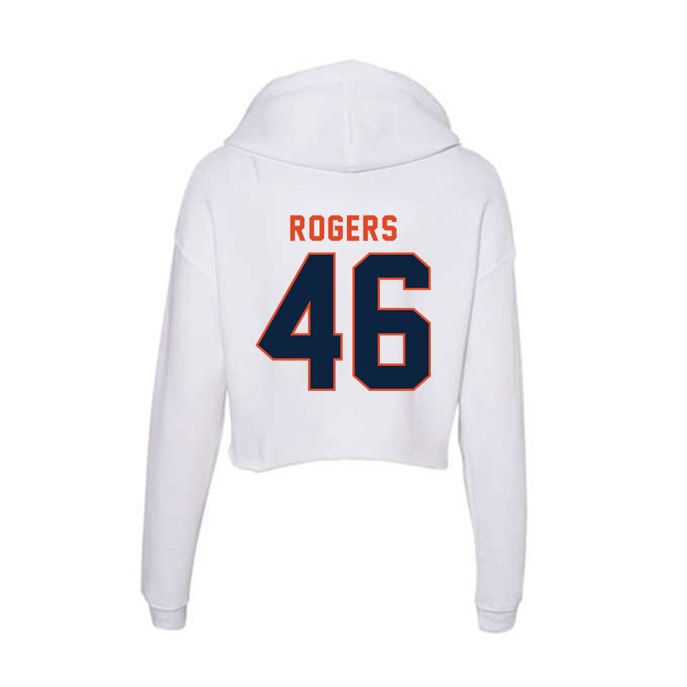 UTSA - NCAA Football : Lane Rogers - Women's Crop Fleece Hoodie-1