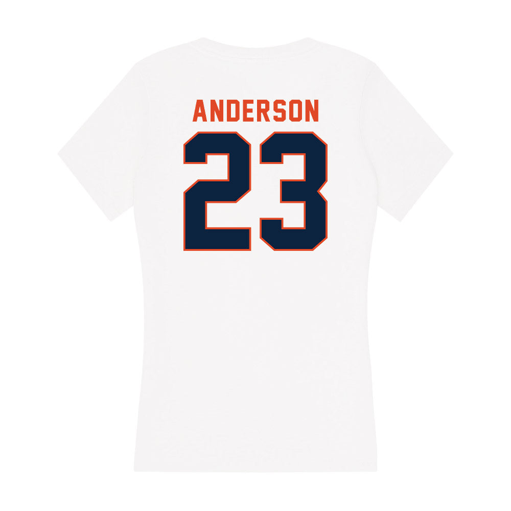 UTSA - NCAA Football : Mekhi Anderson - Women's V-Neck T-Shirt-1