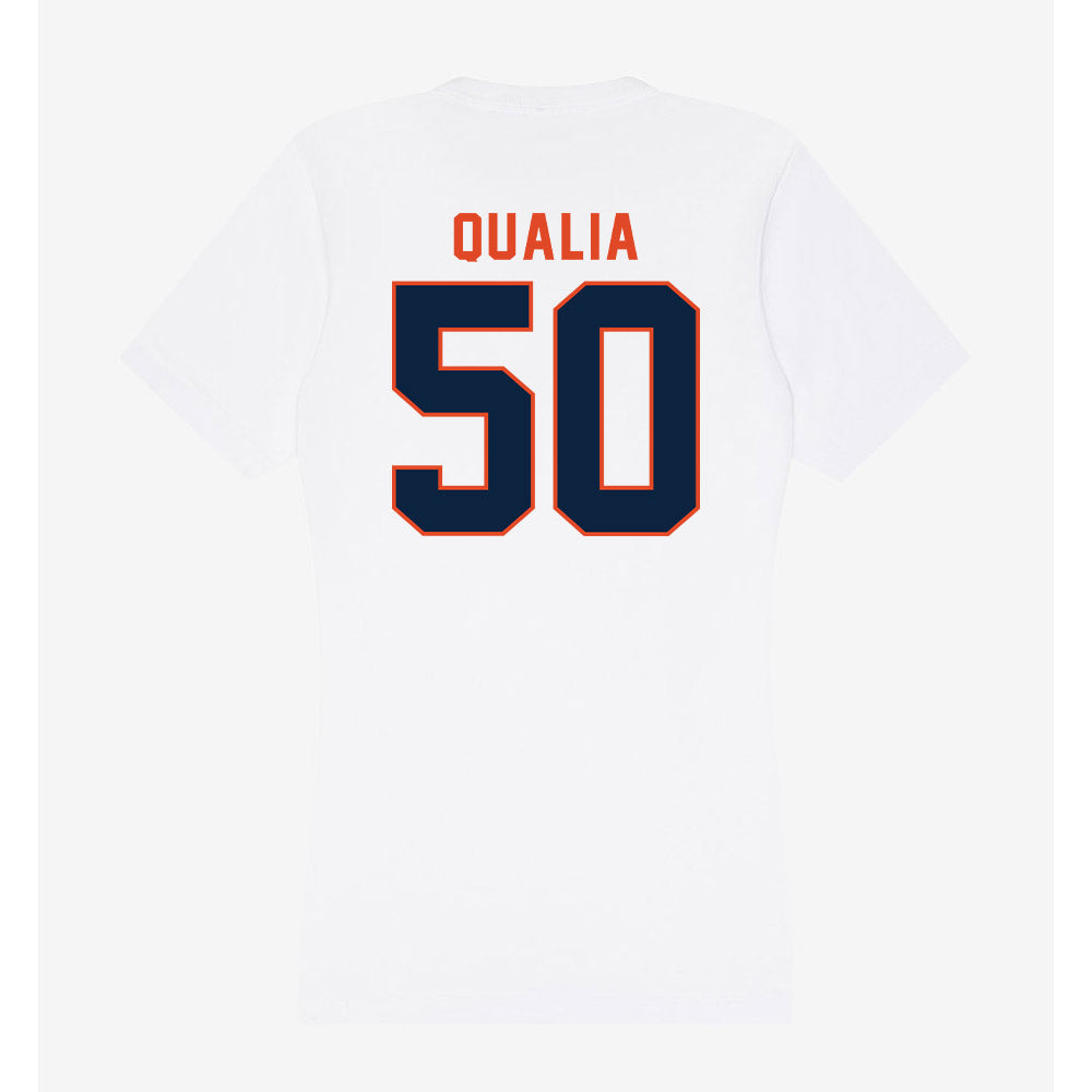 UTSA - NCAA Baseball : Jake Qualia - Women's V-Neck T-Shirt-1