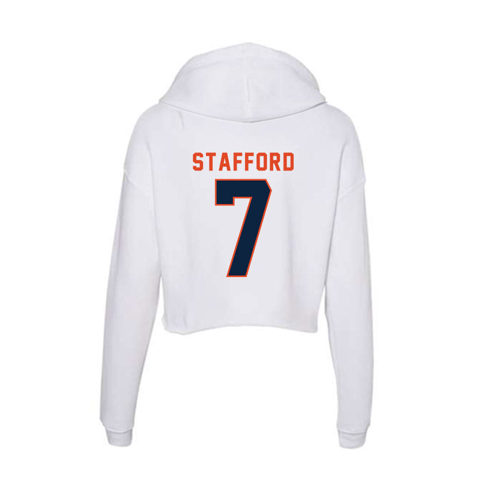 UTSA - NCAA Softball : Demiree Stafford - Women's Crop Fleece Hoodie-1