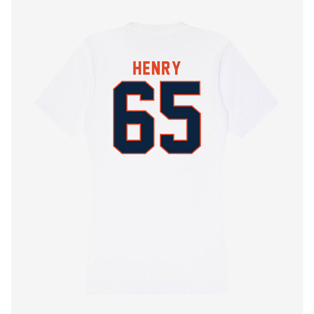 UTSA - NCAA Football : Jarrett Henry - Women's V-Neck T-Shirt-1