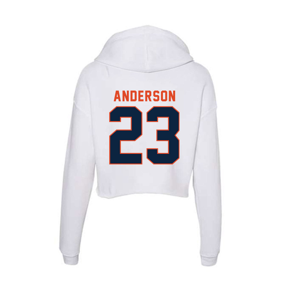 UTSA - NCAA Football : Mekhi Anderson - Women's Crop Fleece Hoodie-1