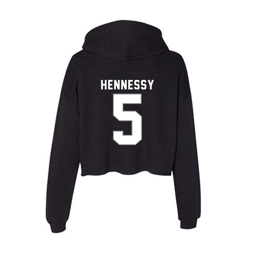 Seton Hall - NCAA Women's Soccer : Danni Hennessy - Women's Crop Fleece Hoodie-1
