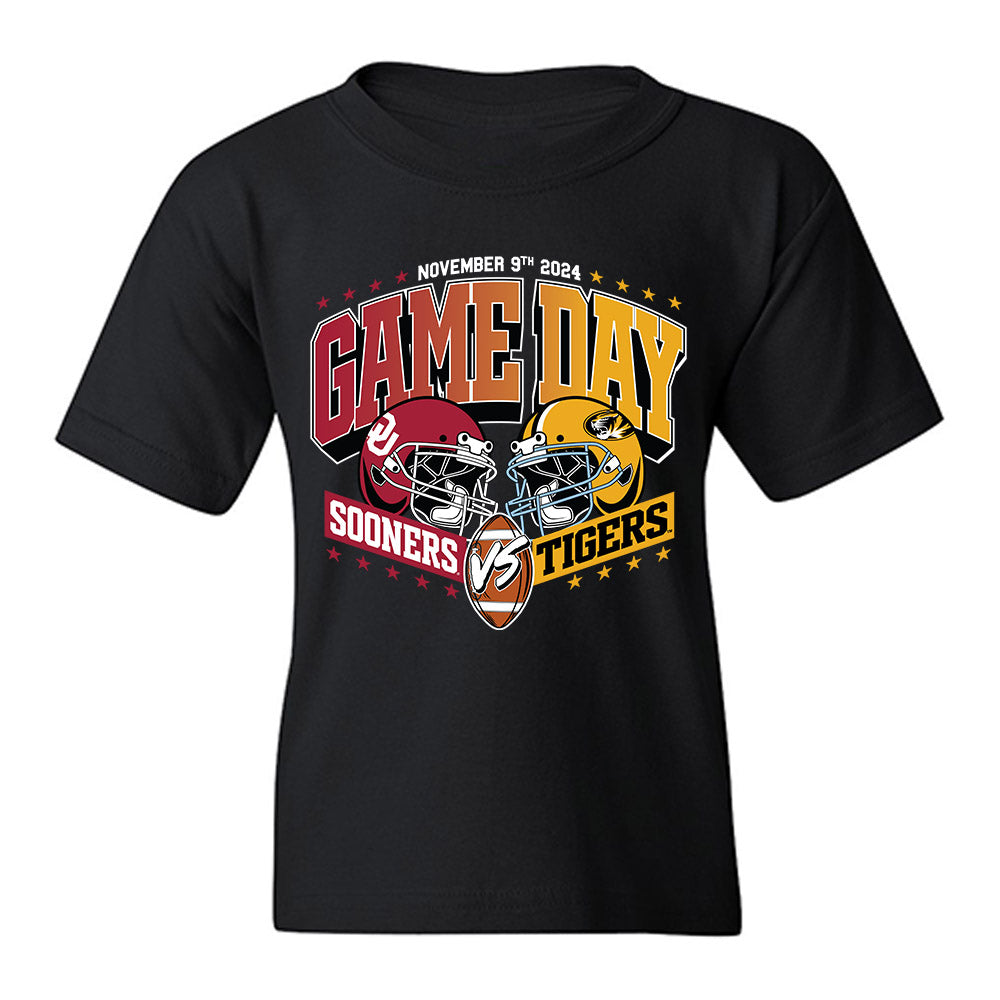 Missouri - NCAA Football : Missouri v Oklahoma Rivalry Youth T-Shirt-0