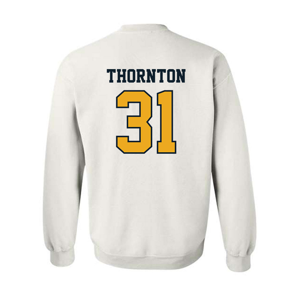 ETBU - NCAA Baseball : Isaac Thornton - Classic Shersey Crewneck Sweatshirt-1