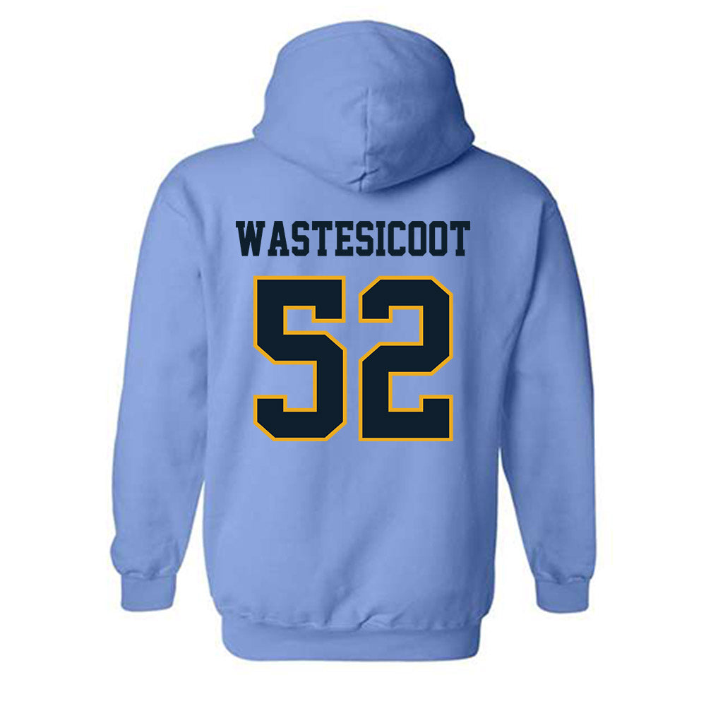 ETBU - NCAA Men's Lacrosse : Ryder Wastesicoot - Classic Shersey Hooded Sweatshirt-1
