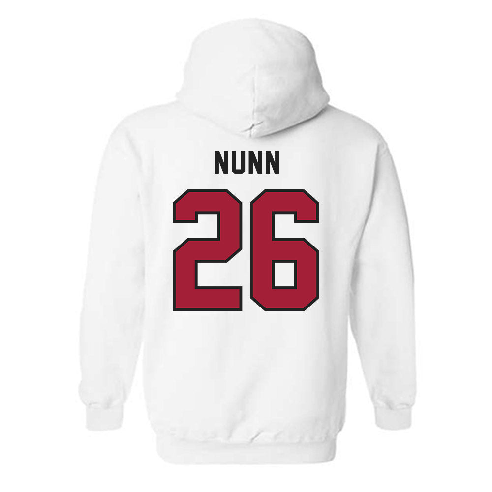 Lenoir Rhyne - NCAA Football : Justin Nunn - Classic Shersey Hooded Sweatshirt-1