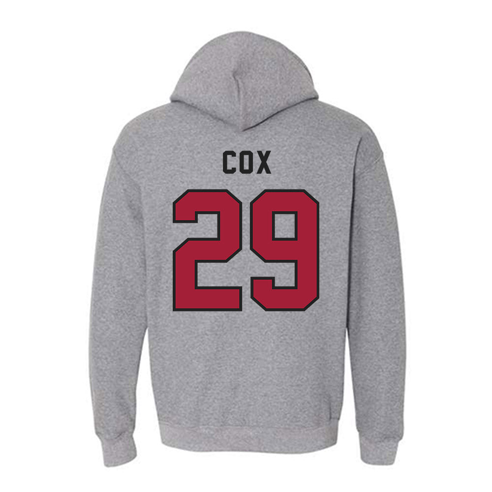 Lenoir Rhyne - NCAA Football : JCorey Cox - Classic Shersey Hooded Sweatshirt-1