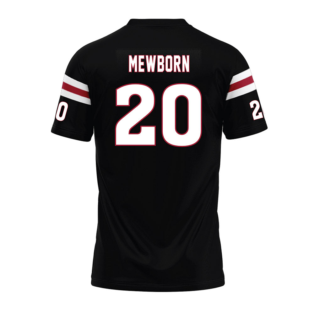 Lenoir Rhyne - NCAA Football : Jarrod Mewborn - Black Premium Football Jersey-1