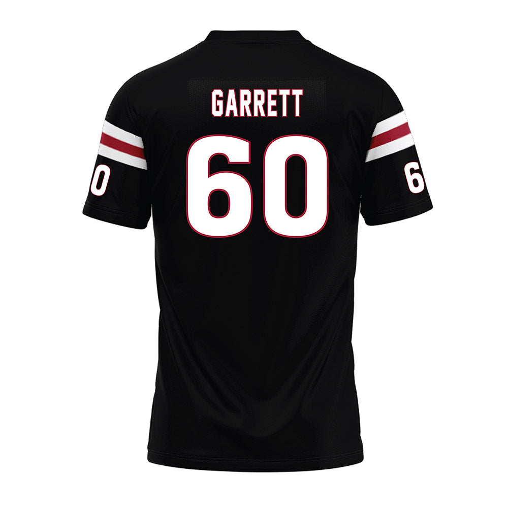 Lenoir Rhyne - NCAA Football : Erik Garrett - Black Premium Football Jersey-1