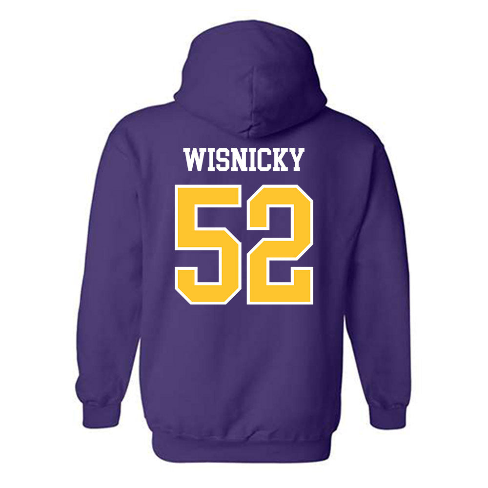 UWSP - NCAA Football : Jackson Wisnicky - Classic Shersey Hooded Sweatshirt-1