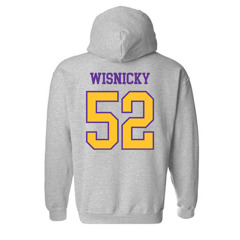 UWSP - NCAA Football : Jackson Wisnicky - Classic Shersey Hooded Sweatshirt-1