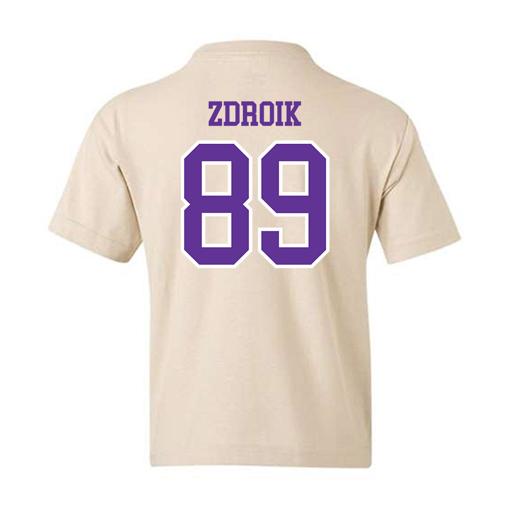 UWSP - NCAA Football : Daniel Zdroik - Classic Shersey Youth T-Shirt-1