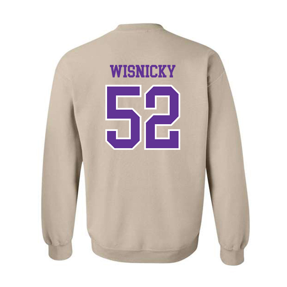 UWSP - NCAA Football : Jackson Wisnicky - Classic Shersey Crewneck Sweatshirt-1