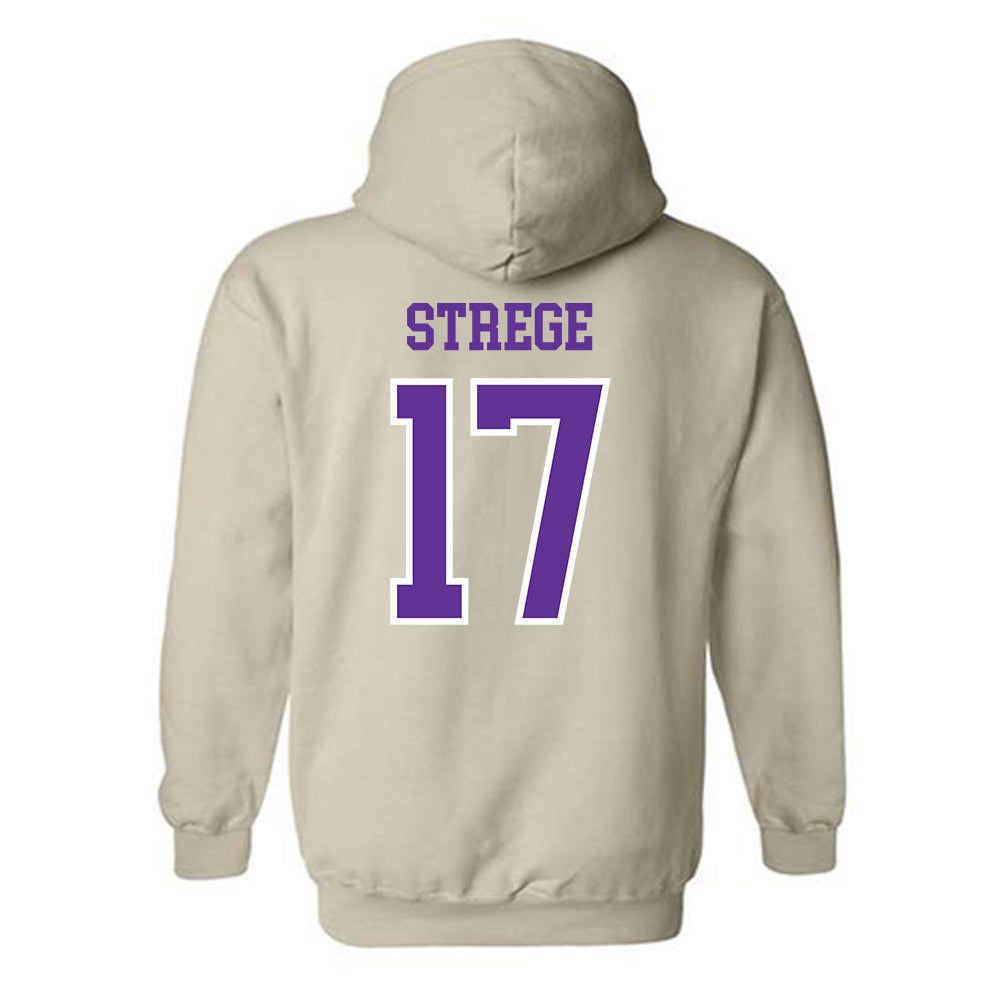 UWSP - NCAA Women's Volleyball : Hannah Strege - Classic Shersey Hooded Sweatshirt-1