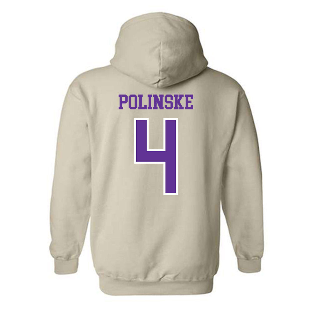 UWSP - NCAA Men's Volleyball : Mason Polinske - Classic Shersey Hooded Sweatshirt-1
