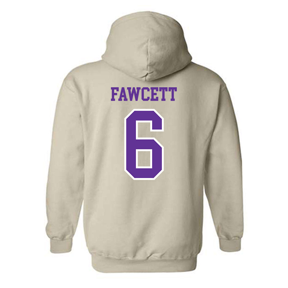 UWSP - NCAA Men's Volleyball : Braeden Fawcett - Classic Shersey Hooded Sweatshirt-1