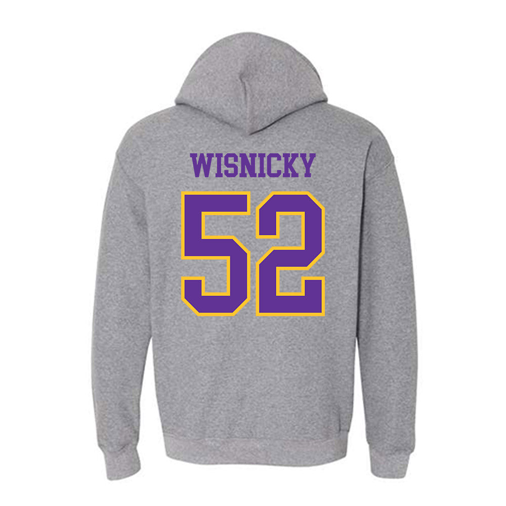 UWSP - NCAA Football : Jackson Wisnicky - Classic Shersey Hooded Sweatshirt-1
