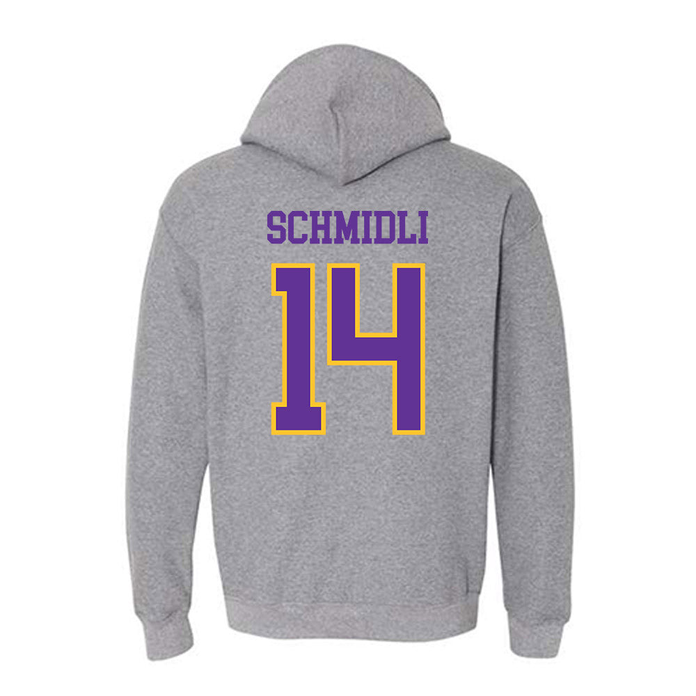 UWSP - NCAA Women's Lacrosse : Allison Schmidli - Classic Shersey Hooded Sweatshirt-1