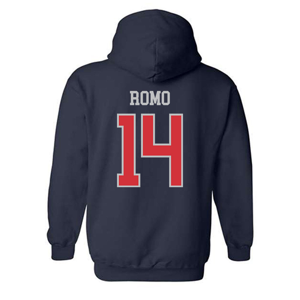 SMC - NCAA Women's Soccer : Micaela Romo - Classic Shersey Hooded Sweatshirt-1