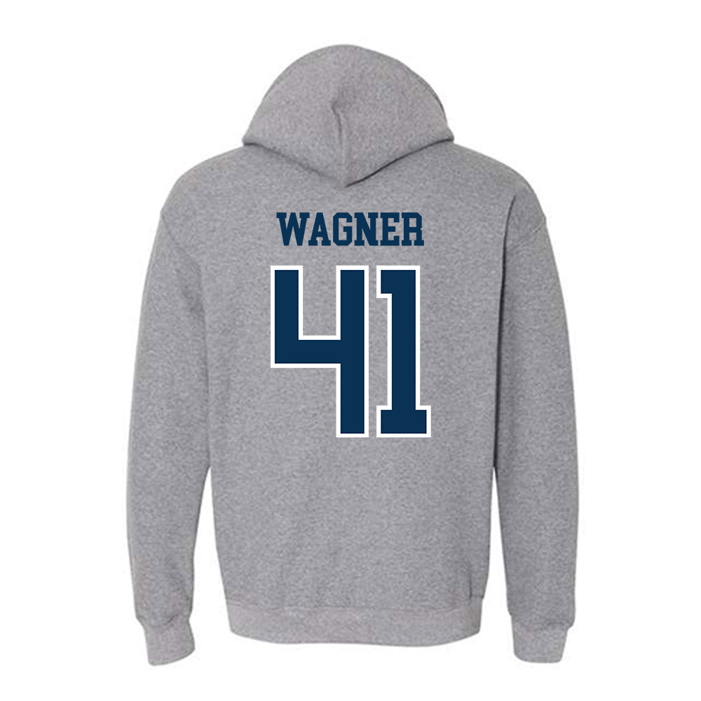 SMC - NCAA Baseball : Chase Wagner - Classic Shersey Hooded Sweatshirt-1