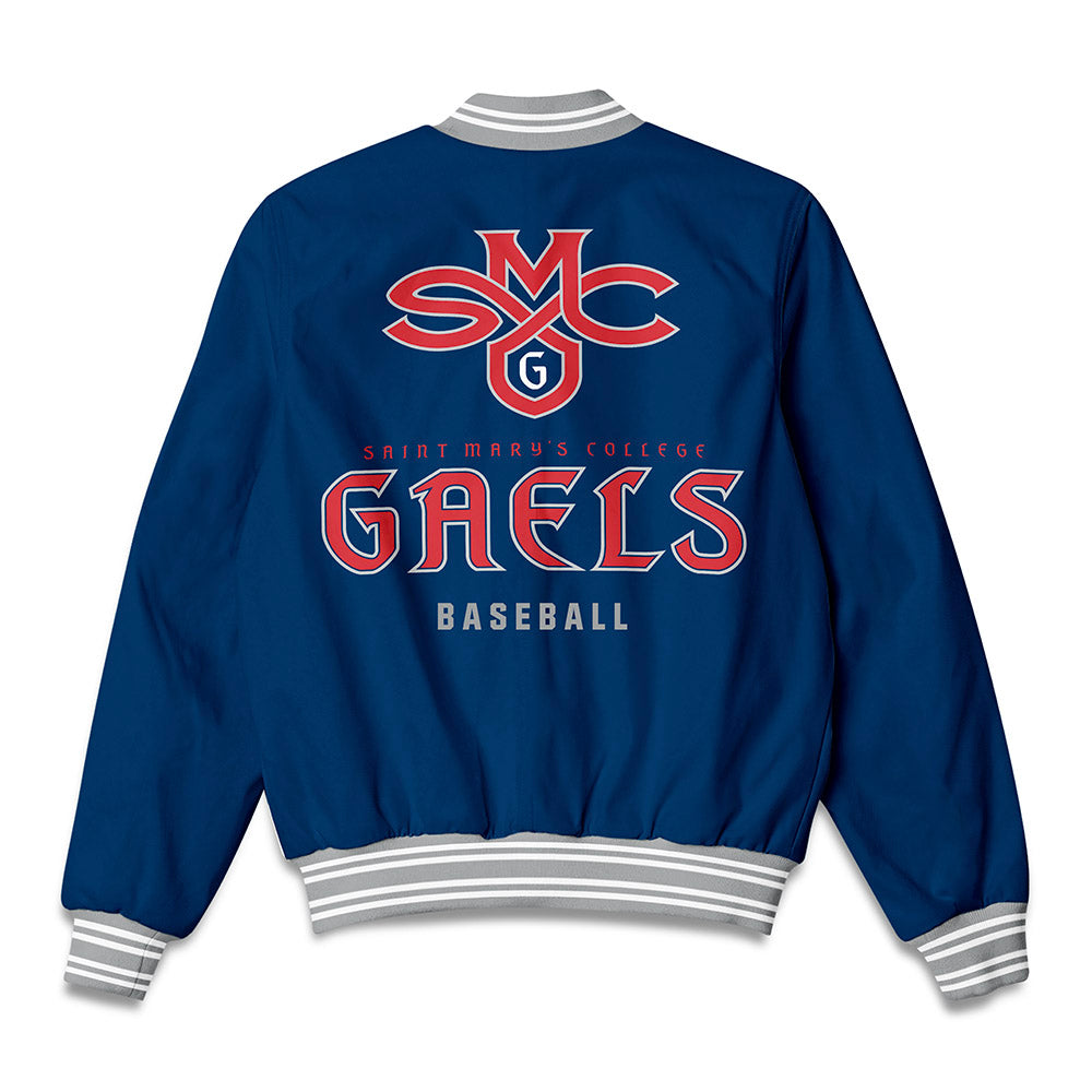 SMC - NCAA Baseball : Joseph Moreno - Bomber Jacket-1