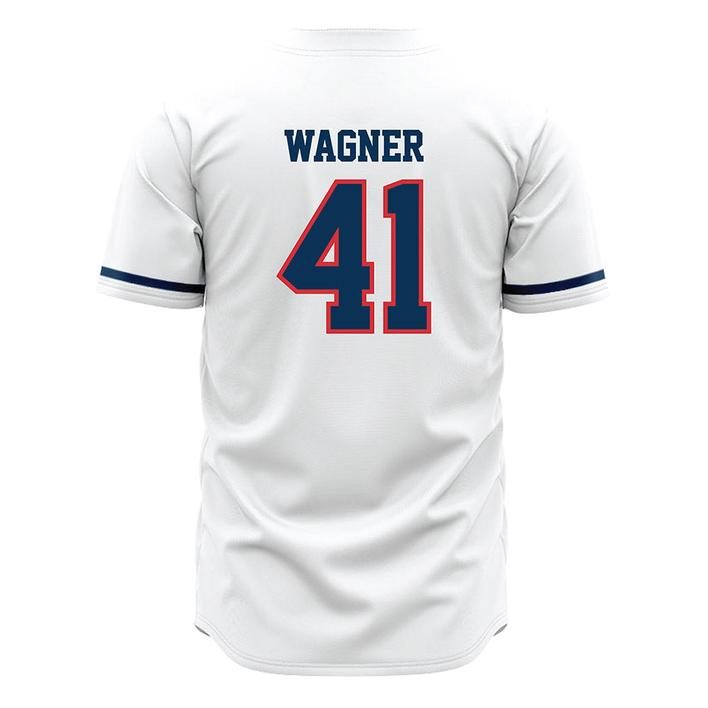 SMC - NCAA Baseball : Chase Wagner - white Jersey-1