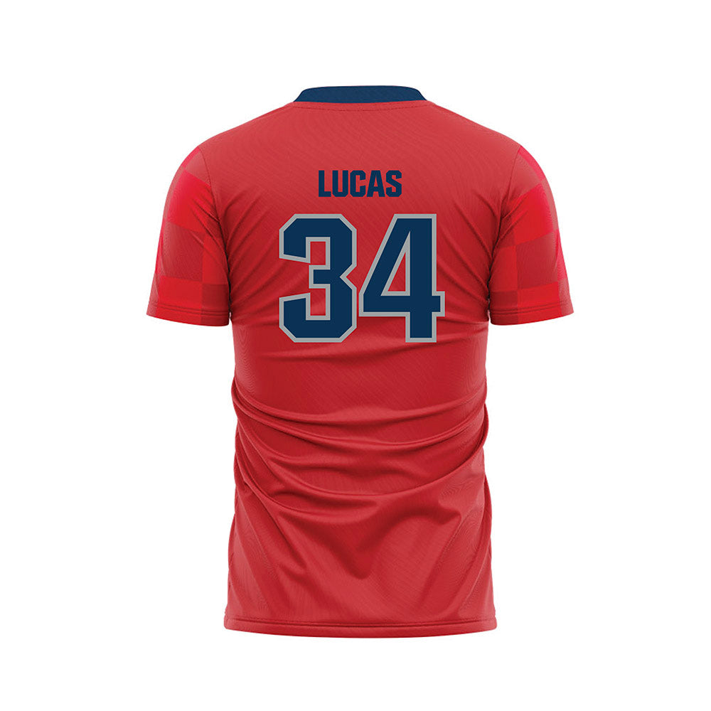 SMC - NCAA Women's Soccer : Maddie Lucas - Red Soccer Jersey-1