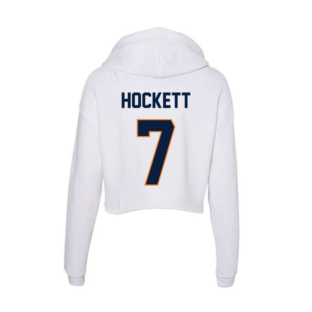 UTEP - NCAA Football : Tylen Hockett - Women's Crop Fleece Hoodie-1