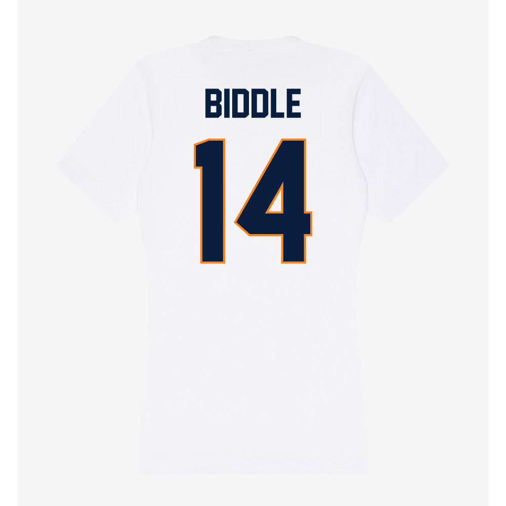 UTEP - NCAA Football : Chace Biddle - Women's V-Neck T-Shirt-1