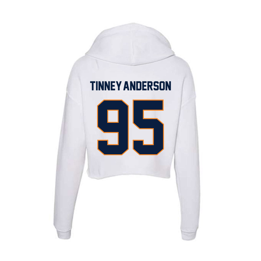 UTEP - NCAA Football : DAdrian Tinney-Anderson - Women's Crop Fleece Hoodie-1