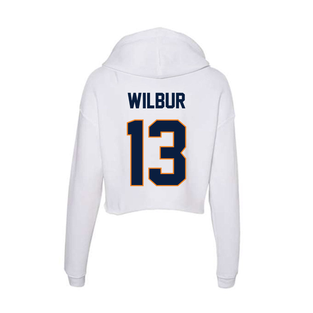 UTEP - NCAA Women's Soccer : gianna wilbur - Women's Crop Fleece Hooded Sweatshirt-1