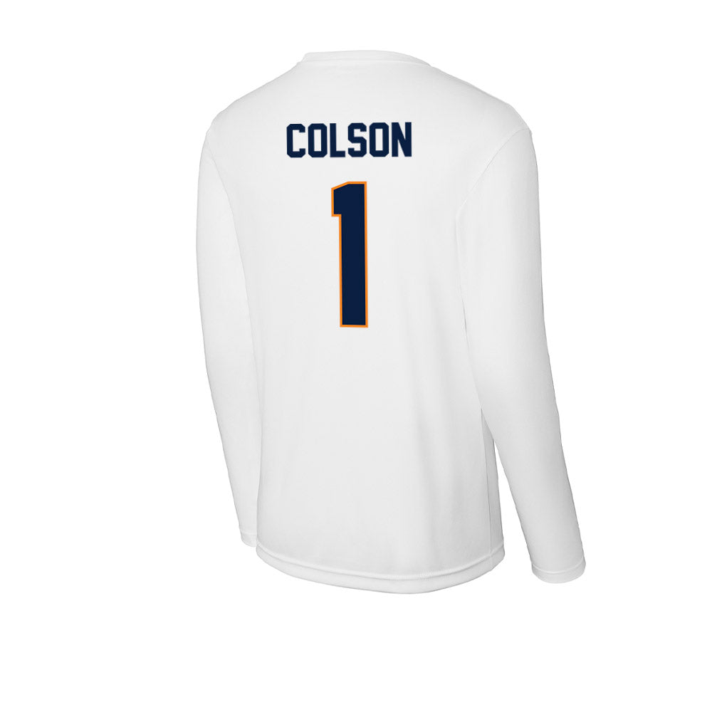 UTEP - NCAA Football : EJ Colson - Activewear Long Sleeve T-Shirt-1
