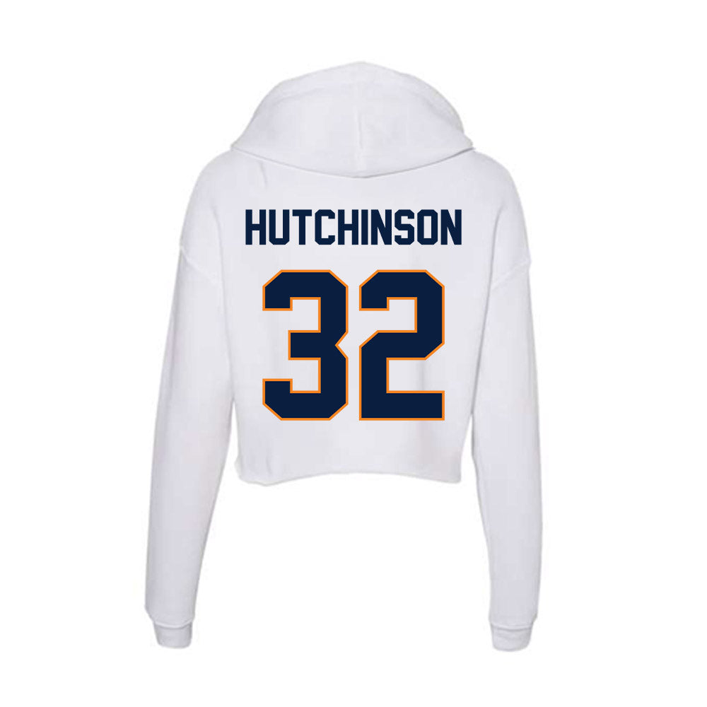 UTEP - NCAA Football : Adarius Hutchinson - Women's Crop Fleece Hoodie-1