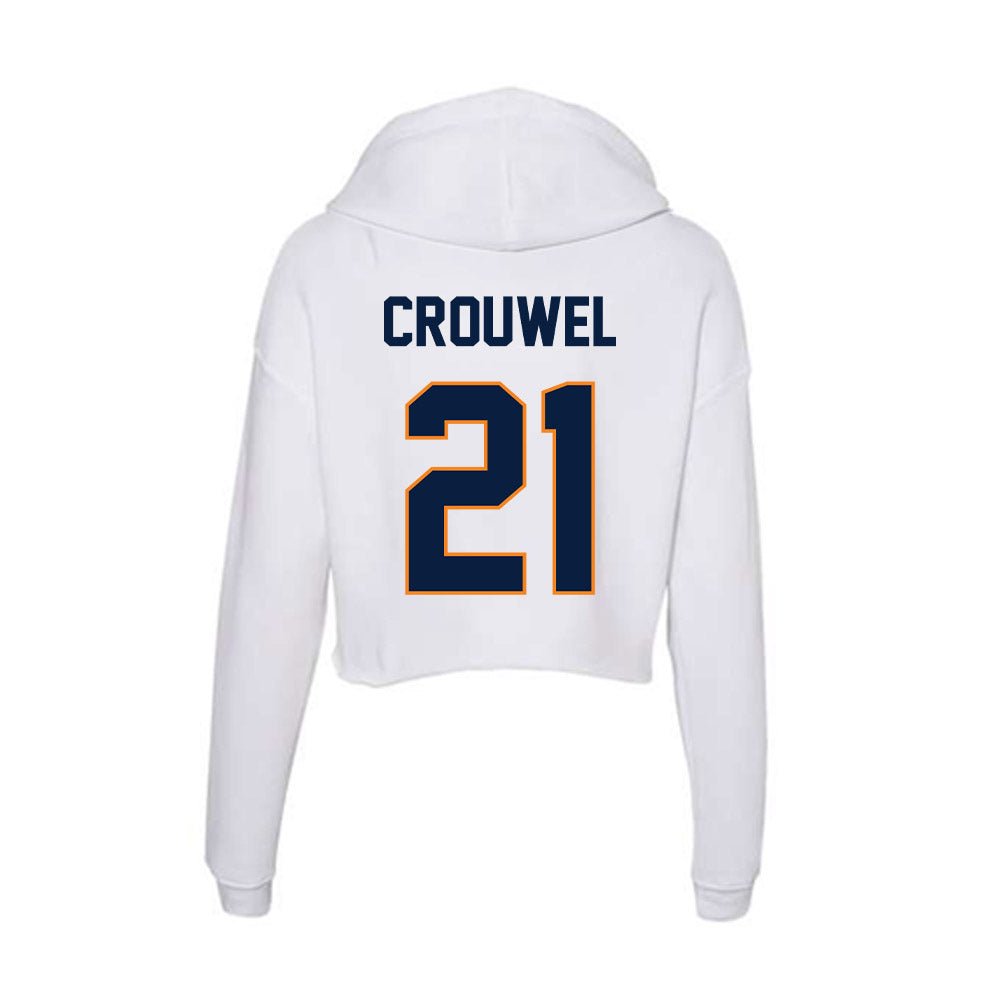 UTEP - NCAA Softball : Marijn Crouwel - Women's Crop Fleece Hoodie-1