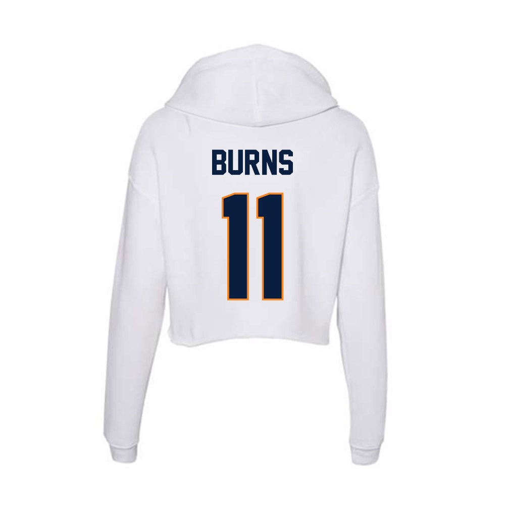 UTEP - NCAA Football : Derek Burns - Women's Crop Fleece Hoodie-1